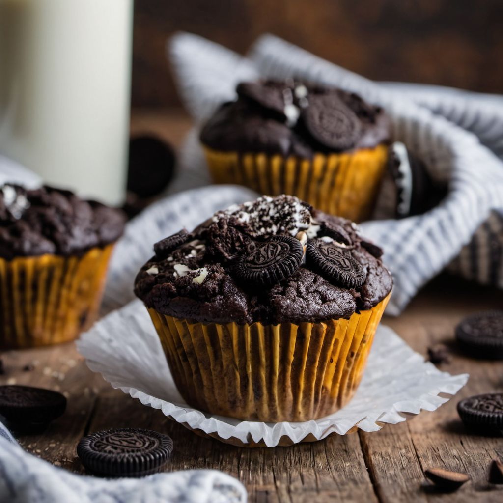 February 20th: Celebrate National Muffin Day by making your own Oreo muffins